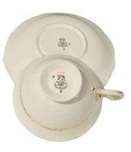 Load image into Gallery viewer, Blue EB Foley Pink Cabbage Roses