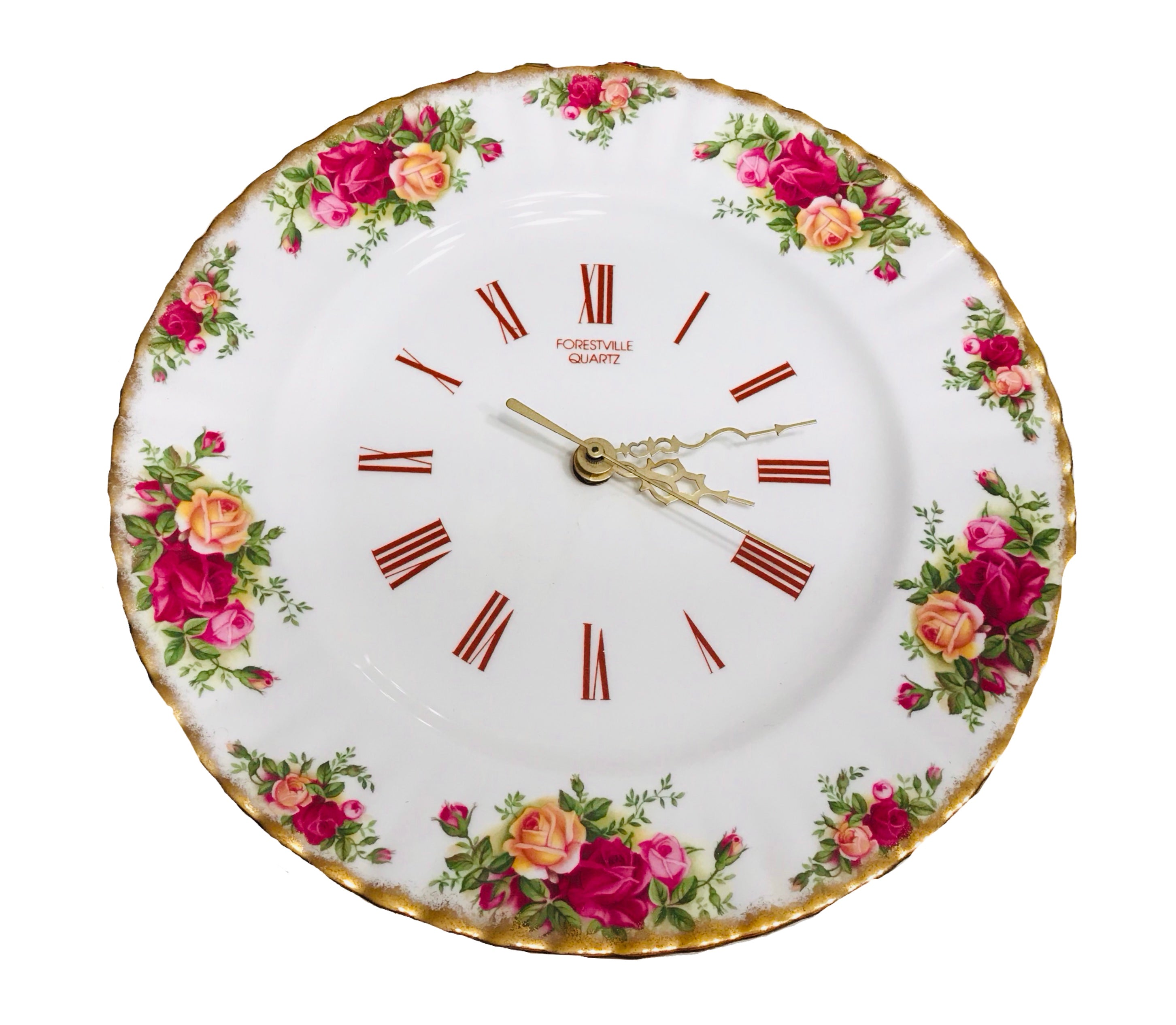 Royal Albert Old Country Roses Wall Clock – PrettyPinkAddiction
