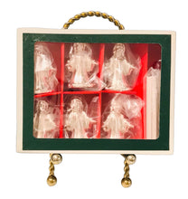 Load image into Gallery viewer, Set of 6 New in Box Silver and Gold Angel Placecard Holders
