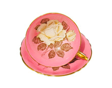 Load image into Gallery viewer, Rare Collector’s Item: Pink Paragon Double Wareant With White Cabbage Roses