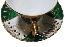 Load image into Gallery viewer, Japan Green and Gold Pedestal