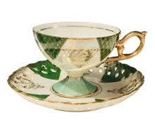 Load image into Gallery viewer, Japan Green and Gold Pedestal