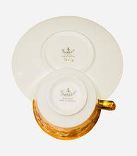 Load image into Gallery viewer, Royal Chelsea Heavy Gold Purple Violets