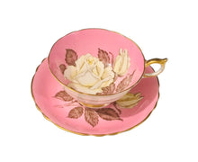 Load image into Gallery viewer, Rare Collector’s Item: Pink Paragon Double Wareant With White Cabbage Roses