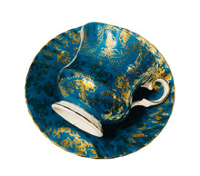 Load image into Gallery viewer, Elizabethan Teal and Gold