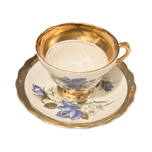 Load image into Gallery viewer, Gorgeous Rosina Blue Roses With Gold