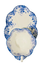 Load image into Gallery viewer, Very Rare Shelley Dainty Blue Snack/Tennis Set