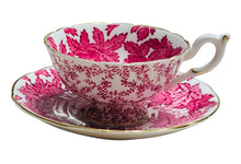 Load image into Gallery viewer, Coalport Deep Pink/Red Maple Leaf