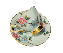 Load image into Gallery viewer, Tuscan Blue Hand Decorated