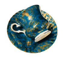Load image into Gallery viewer, Elizabethan Teal and Gold