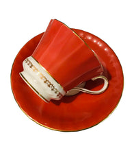 Load image into Gallery viewer, Aynsley Orange With Pink Rose