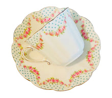 Load image into Gallery viewer, Antique Tuscan Teacup and Saucer