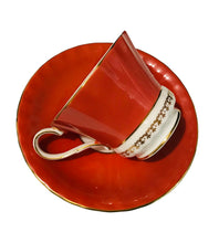 Load image into Gallery viewer, Aynsley Orange With Pink Rose