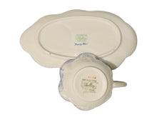 Load image into Gallery viewer, Very Rare Shelley Dainty Blue Snack/Tennis Set