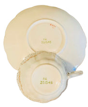 Load image into Gallery viewer, Antique Tuscan Teacup and Saucer