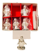 Load image into Gallery viewer, Set of 6 New in Box Silver and Gold Angel Placecard Holders