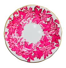 Load image into Gallery viewer, Coalport Deep Pink/Red Maple Leaf