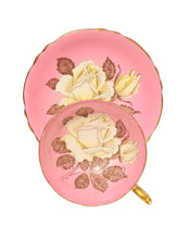 Load image into Gallery viewer, Rare Collector’s Item: Pink Paragon Double Wareant With White Cabbage Roses