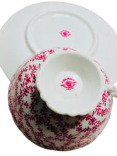 Load image into Gallery viewer, Coalport Deep Pink/Red Maple Leaf