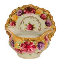 Load image into Gallery viewer, Hand Painted Gravy Boat and Underplate