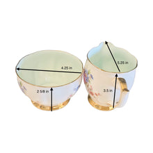 Load image into Gallery viewer, Queen Anne Trios Creamer & Sugar Bowl