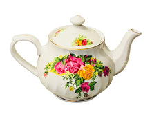 Load image into Gallery viewer, 5 Cup English Rose Teapot