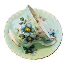 Load image into Gallery viewer, Royal Albert Blue Floral