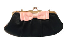Load image into Gallery viewer, Vintage Pink Bow Evening Bag Sasha New York