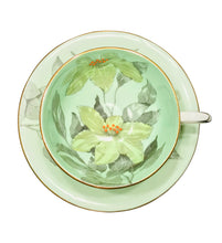 Load image into Gallery viewer, Windsor Hand Decorated Green