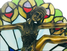 Load image into Gallery viewer, Stained Glass Boudoir Lamp