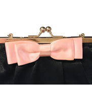 Load image into Gallery viewer, Vintage Pink Bow Evening Bag Sasha New York