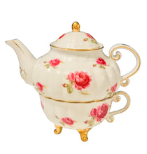 Load image into Gallery viewer, Single Serve Stacked Tea Set Royal Staffordshire