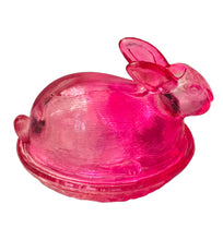 Load image into Gallery viewer, Lidded Pink Bunny Jar