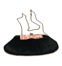 Load image into Gallery viewer, Vintage Pink Bow Evening Bag Sasha New York