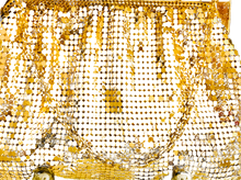 Load image into Gallery viewer, Gold Mesh Mother of Pearl Whiting and Davis Purse
