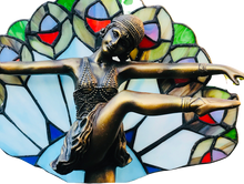Load image into Gallery viewer, Stained Glass Boudoir Lamp