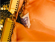 Load image into Gallery viewer, Gold Mesh Mother of Pearl Whiting and Davis Purse