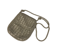 Load image into Gallery viewer, Silver Crochet Bag by Eva Italy