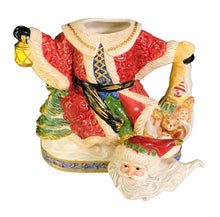 Load image into Gallery viewer, Fitz & Floyd Santa Teapot 1994