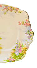 Load image into Gallery viewer, Royal Albert Kentish Rockery Cake Plate 9.75 x 9.25 Inch