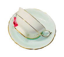 Load image into Gallery viewer, Paragon Green With Pink Cabbage Roses