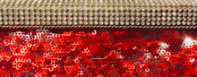 Load image into Gallery viewer, Vintage Sequined Rhinestone Evening Bag