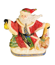 Load image into Gallery viewer, Fitz & Floyd Santa Teapot 1994