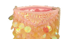 Load image into Gallery viewer, Peach Sequined Evening Bag