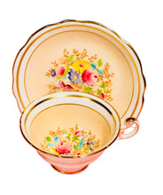 Load image into Gallery viewer, E B Foley Peach Floral