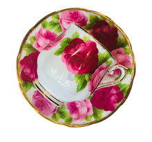 Load image into Gallery viewer, Demitasse Royal Albert Old English Rose