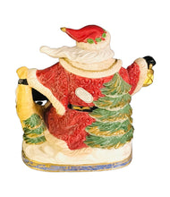 Load image into Gallery viewer, Fitz & Floyd Santa Teapot 1994