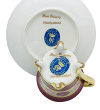 Load image into Gallery viewer, Rose DuBarry Hand Painted Demitasse