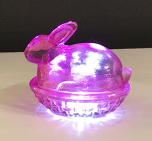Load and play video in Gallery viewer, Lidded Pink Bunny Jar