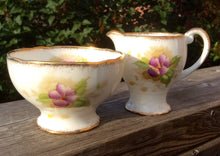 Load image into Gallery viewer, Pretty In Pink-Petite and Sweet Royal Standard Charmaine Creamer and Sugar
